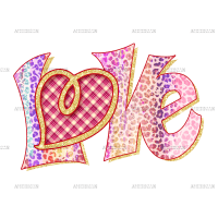 Love Retro DTF Transfer