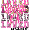 Loved Mama Bow DTF Transfer