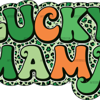 Lucky Mama Retro DTF Transfer