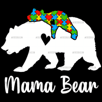 Mama Bear Autism DTF Transfer