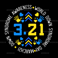 March 21 World Down Syndrome Day DTF Transfer