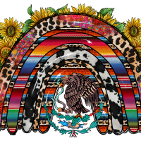 Mexican Rainbow Dtf Transfer