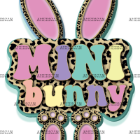 Mini Bunny Pink DTF Transfer