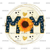 Mom Circle DTF Transfer