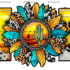 Mom Sunflower Cactus DTF Transfer