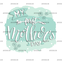 My First Mother's Day DTF Transfer