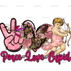 Peace Love Cupid DTF Transfer