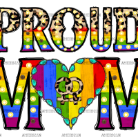 Proud Mom DTF Transfer