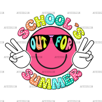 School's Out For Summer-10 DTF Transfer