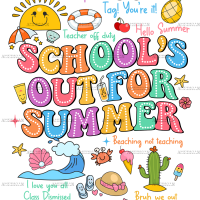 School's Out For Summer-2 DTF Transfer