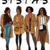 Sistas In Winter DTF Transfer