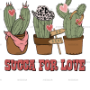 Succa For Love Cactus-2 DTF Transfer