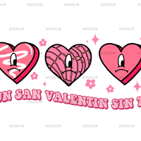 Un San Valentin Sin Ti-2 DTF Transfer