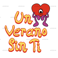 Un Verano Sin Ti Sad Heart DTF Transfer
