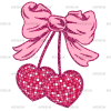 Valentine Bow-8 DTF Transfer