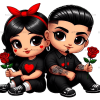 Valentine Couple-4 DTF Transfer