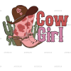 Valentine Cowgirl-1 DTF Transfer