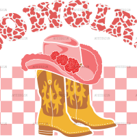 Valentine Cowgirl-3 DTF Transfer