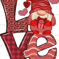 Valentine Love DTF Transfer