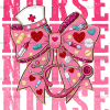 Valentine Nurse Bow-2 DTF Transfer