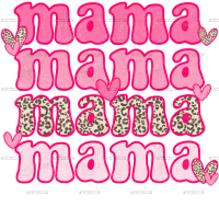 Valentines Day Mama DTF Transfer