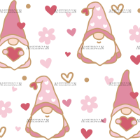 Valentines Gnomes-1 UV DTF Transfer