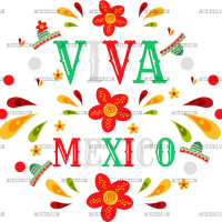 Viva Mexico-7 DTF Transfer