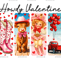Western Howdy Valentine-1 DTF Transfer