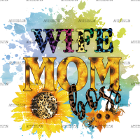 Wife Mom Boss DTF Transfer