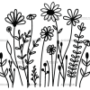 Wild Flowers-2 UV DTF Transfer