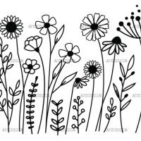 Wild Flowers-23 UV DTF Transfer