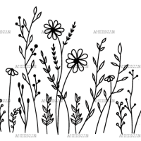 Wild Flowers-5 UV DTF Transfer