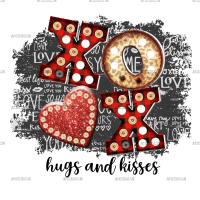 Xoxo Hugs And Kisses-4 DTF Transfer