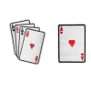 Ace Card Patch (Small/Embroidery)