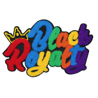 Black Royalty Multicolor Patch (Large/Chenille)