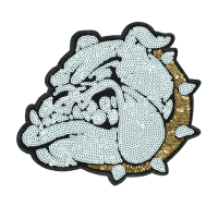 Bulldog Patch (Large/Sequin)