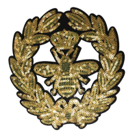 Alternative view of Bee Patch (Large/Sequin)