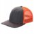 Charcoal/Neon Orange