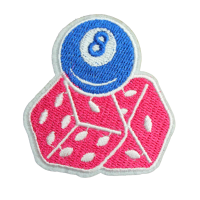 8 Ball Dice Patch (Small/Embroidery)