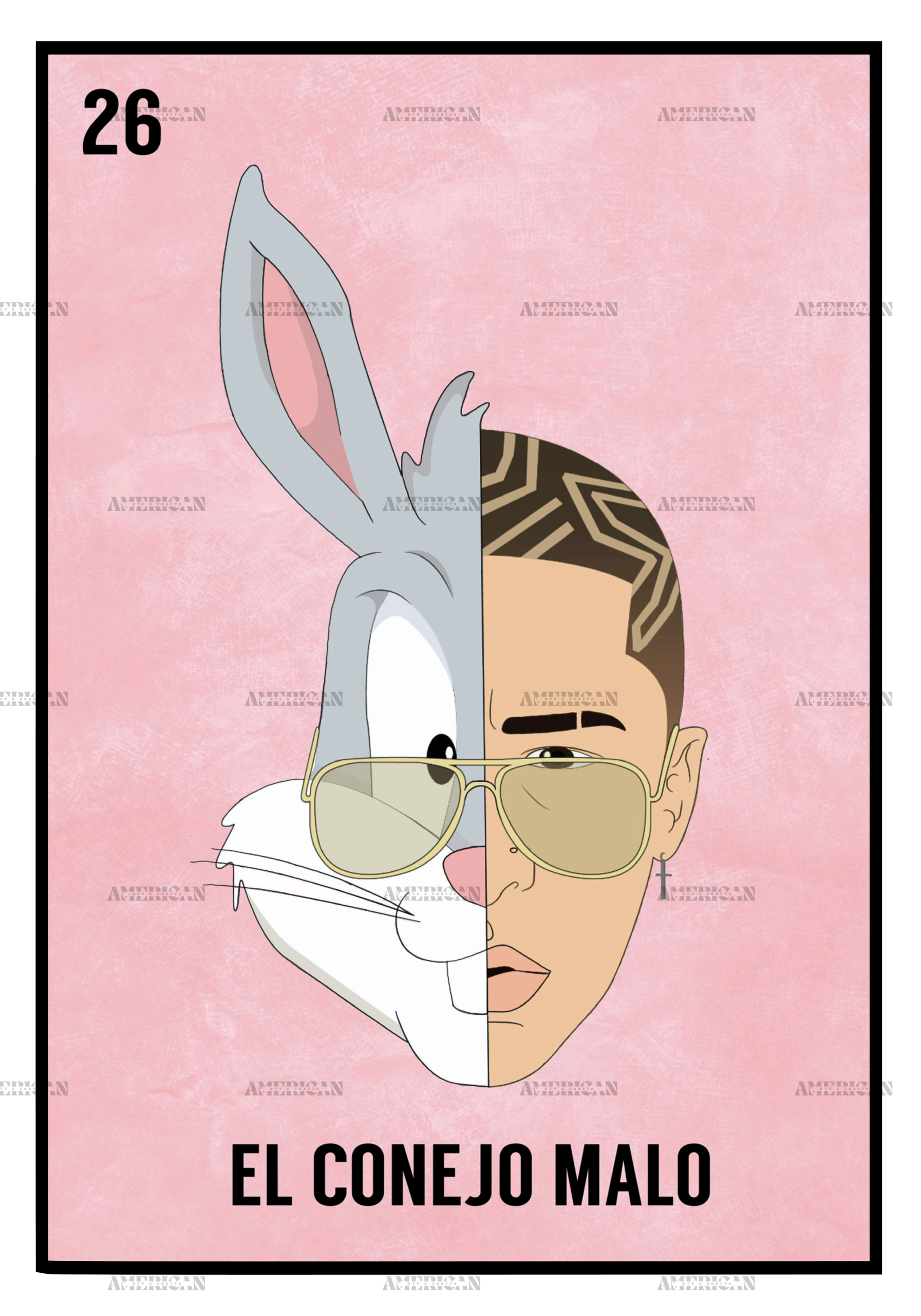 El Conejo Malo Dtf Transfer