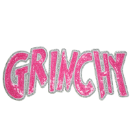 Grinchy Pink Patch (Large/Sequin)