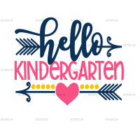 Hello Kindergarten DTF Transfer