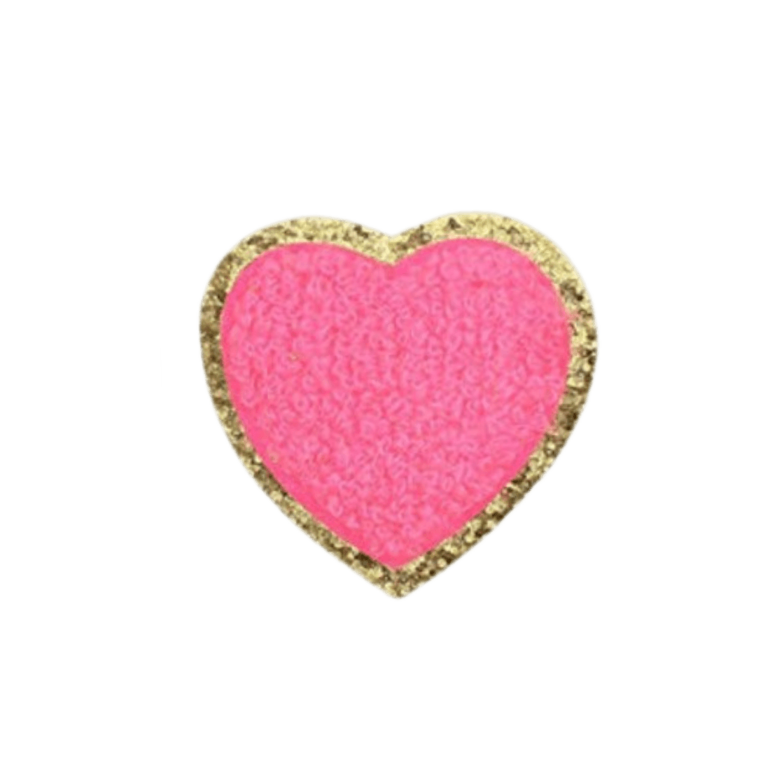 Heart on Gold Patches (Small/Chenille) - Image 2