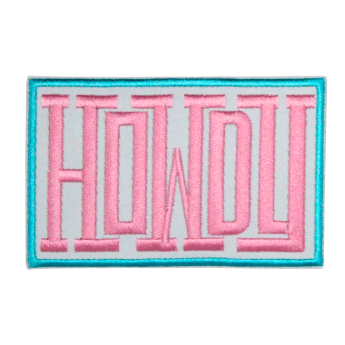 Howdy Gold/Pink Patch (Medium/Embroidery) - Image 3