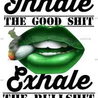 Inhale exhale DTF Transfer