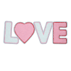 Love Heart Patch (Large/Chenille)