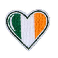Irish Heart Flag Patch (Small/Embroidery)