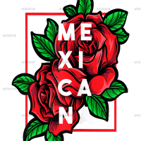 Mexicana Rose Dtf Transfer