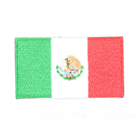Mexican Flag (Small/Embroidery)