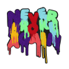 Never Broke Again Multicolor Patch (Large/Chenille)